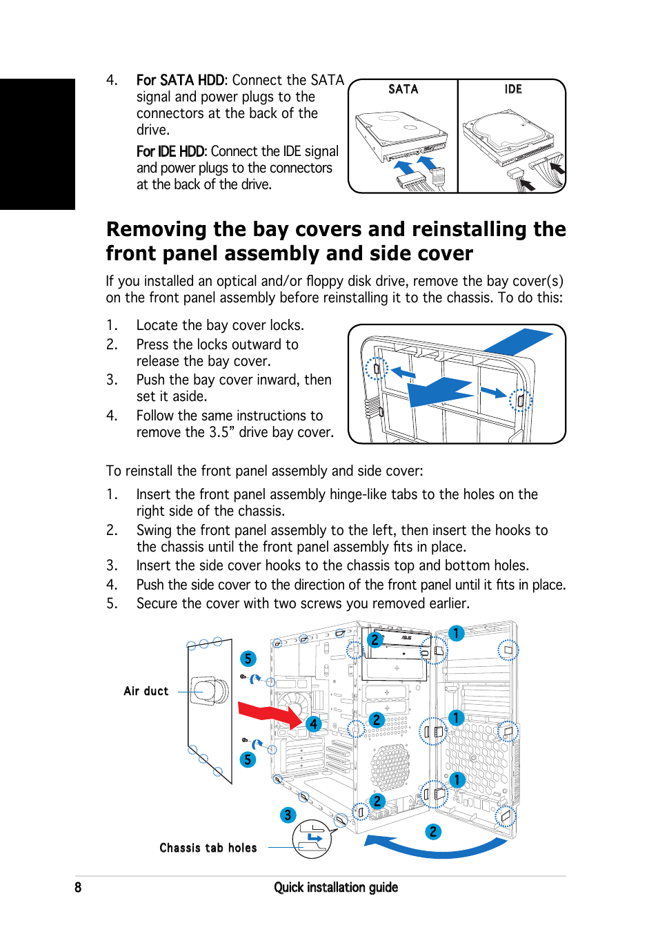 English | Asus V2-PE3 User Manual | Page 8 / 80