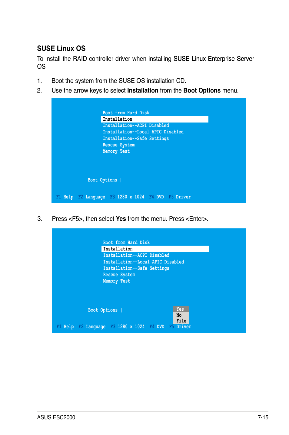 Suse linux os | Asus ESC2000 Personal SuperComputer User Manual | Page 163 / 188