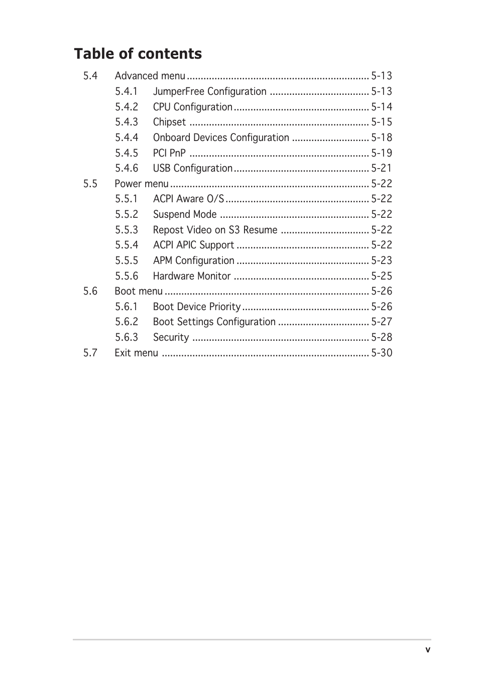 Asus Vintage User Manual | Page 5 / 90