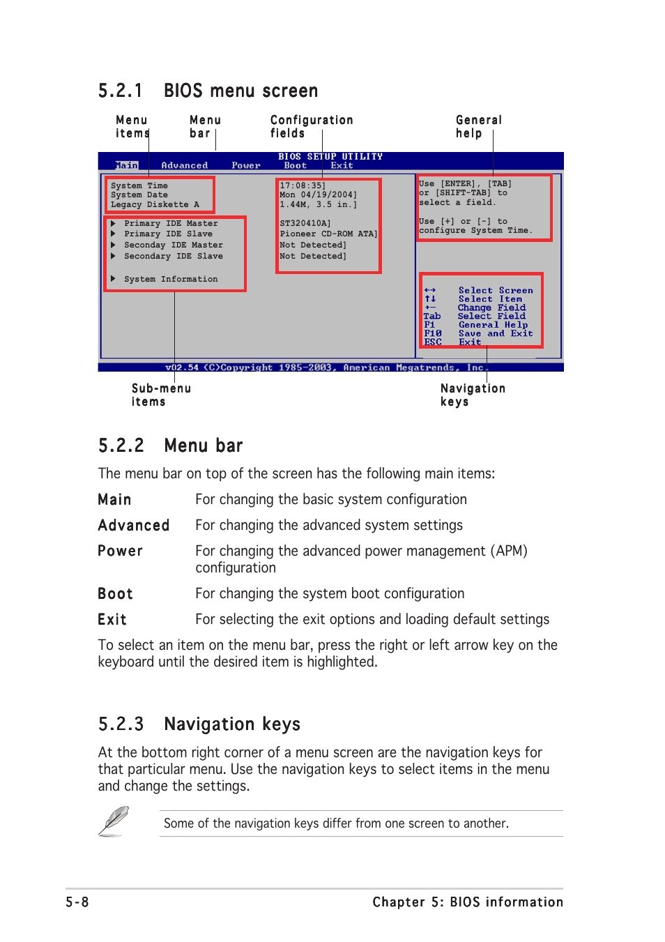 2 menu bar menu bar menu bar menu bar menu bar | Asus Vintage User Manual | Page 66 / 90