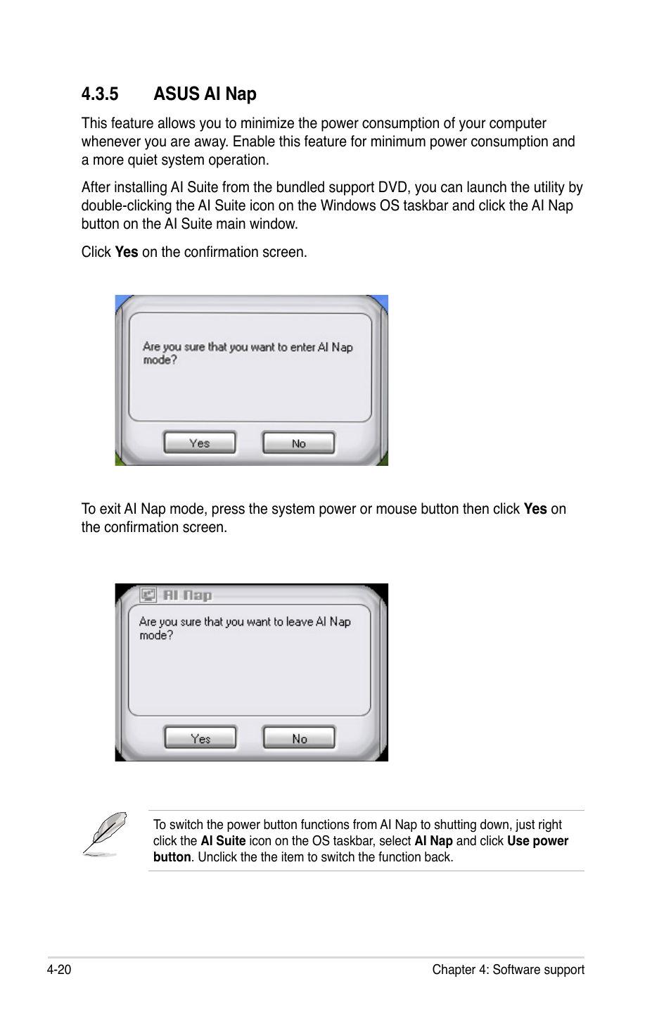 5 asus ai nap, Asus ai nap -20 | Asus P5QC User Manual | Page 132 / 188