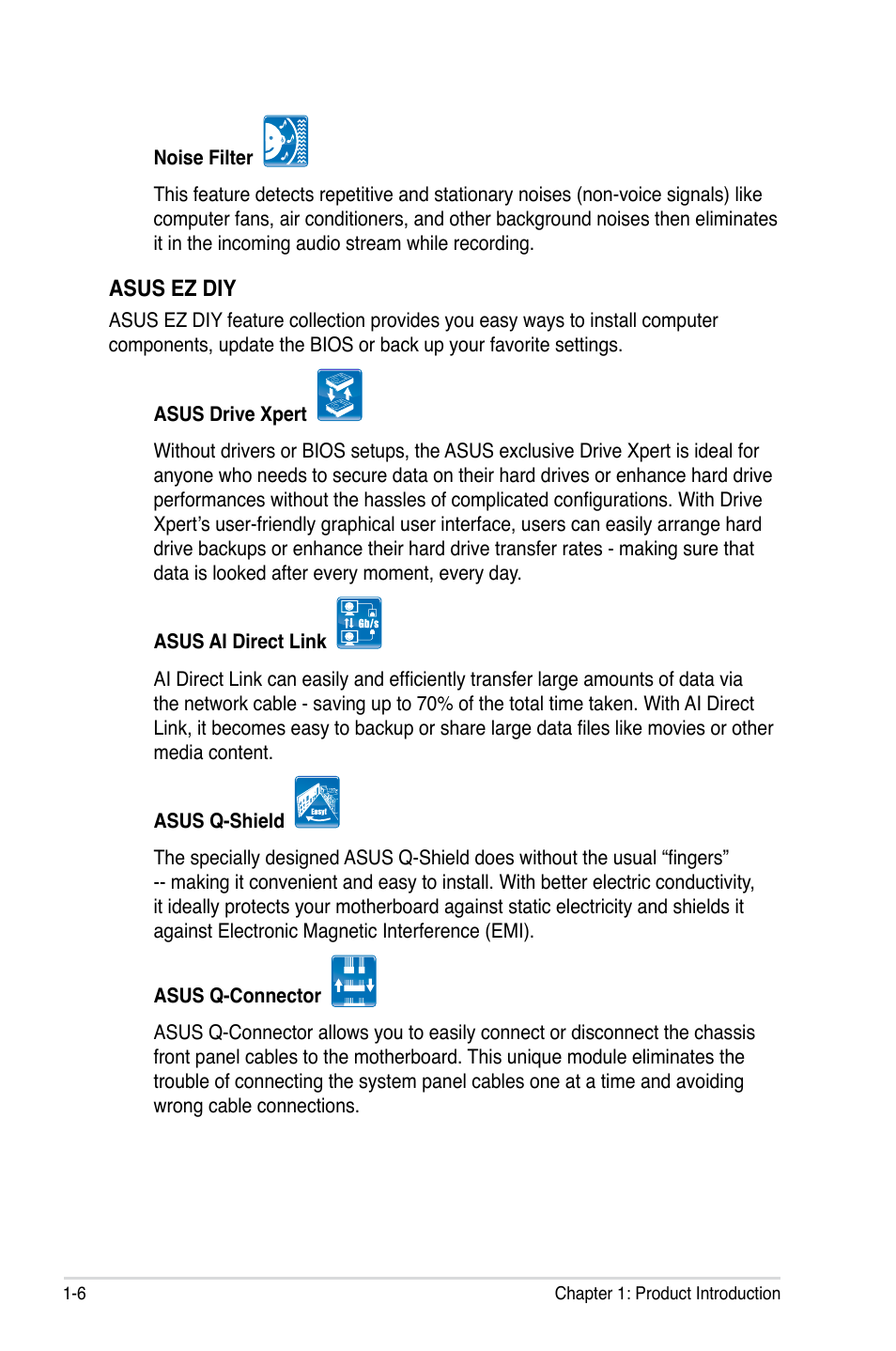 Asus P5QC User Manual | Page 22 / 188