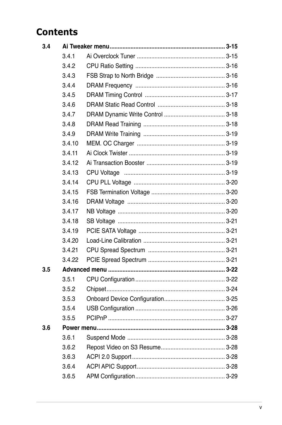 Asus P5QC User Manual | Page 5 / 188