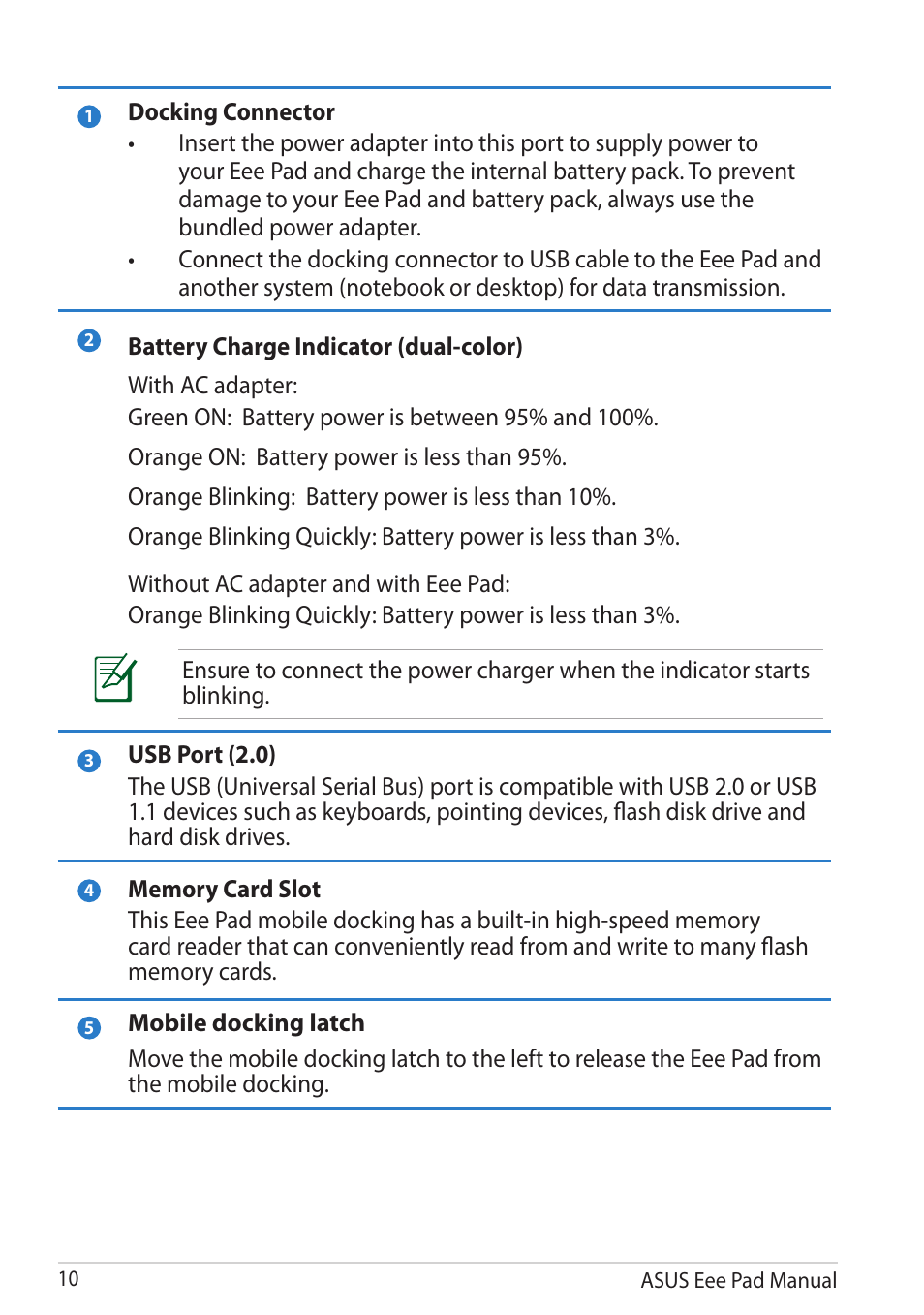 Asus Eee Pad Transformer TF101G User Manual | Page 10 / 56