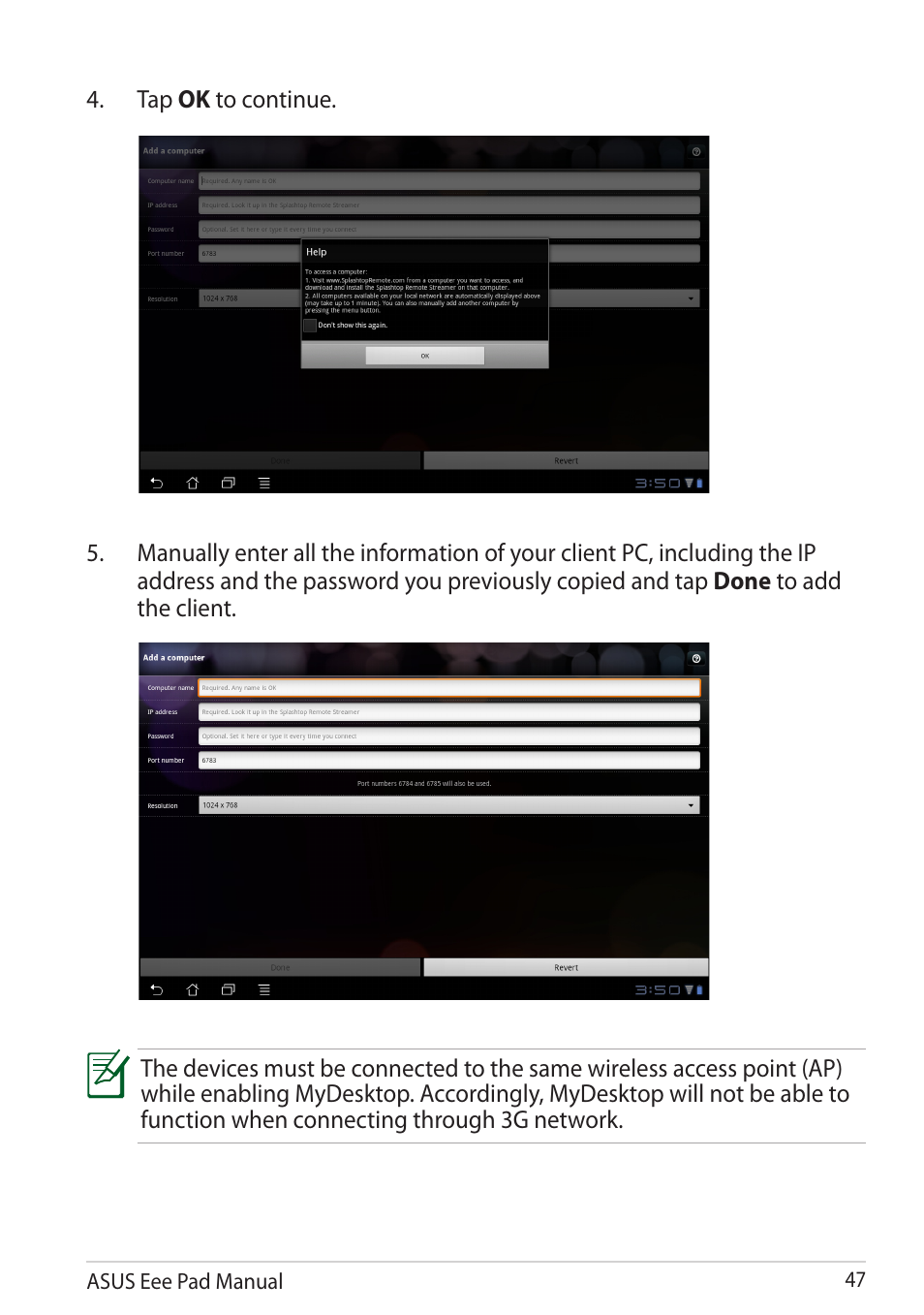 Asus Eee Pad Transformer TF101G User Manual | Page 47 / 56