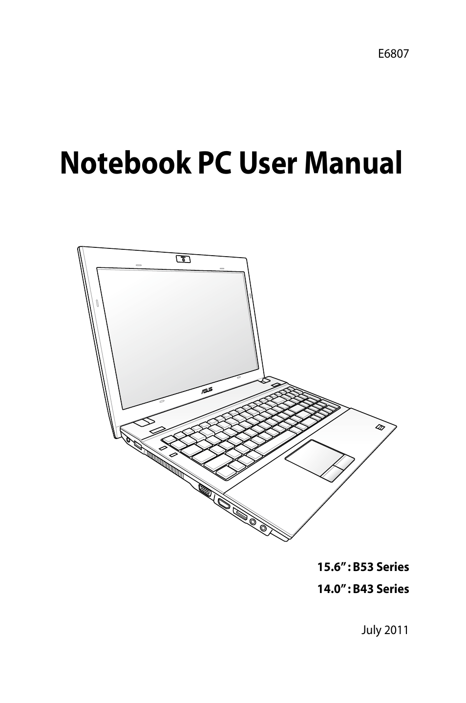 Asus B53S User Manual | 126 pages