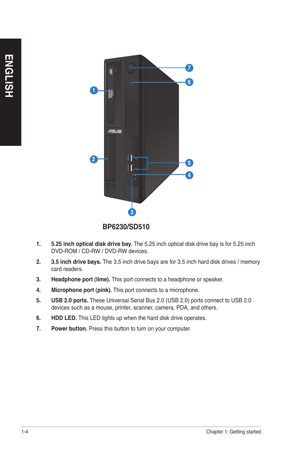 En g lis h en g li sh en g lis h en g li sh | Asus BP6230 User Manual | Page 12 / 62