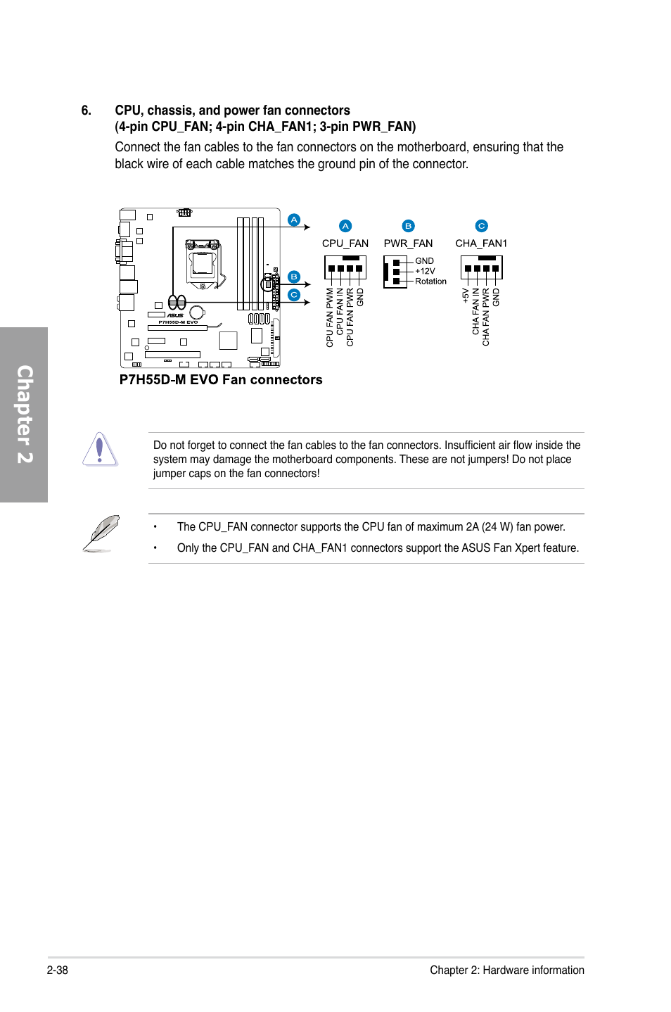 Chapter 2 | Asus P7H55D-M EVO User Manual | Page 56 / 116