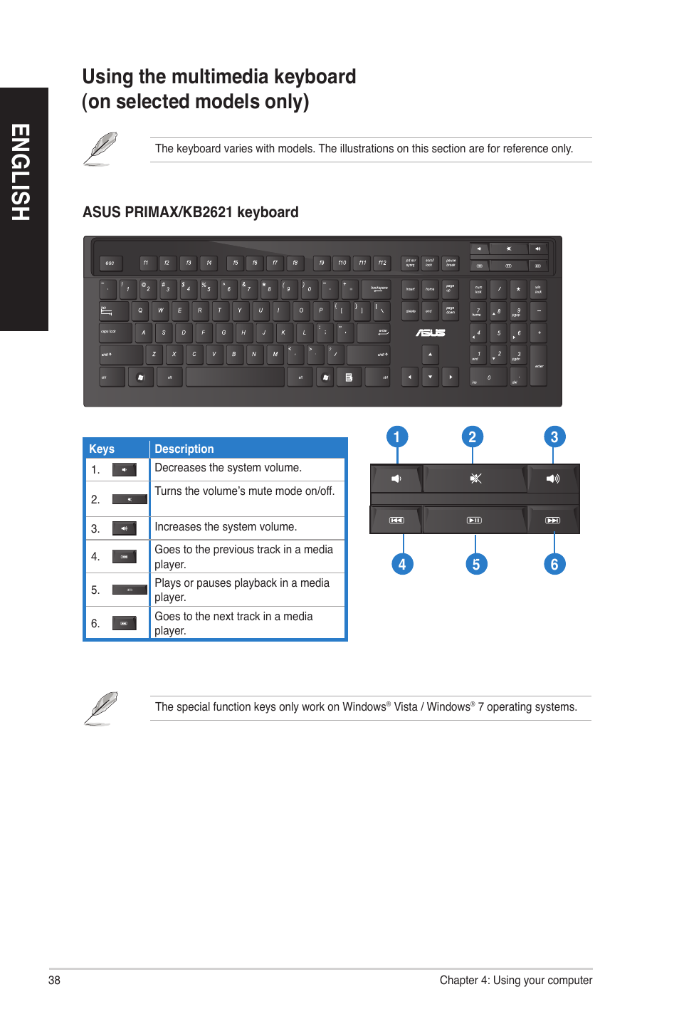 En gl is h en gl is h en gl is h en gl is h | Asus CM6870 User Manual | Page 38 / 70