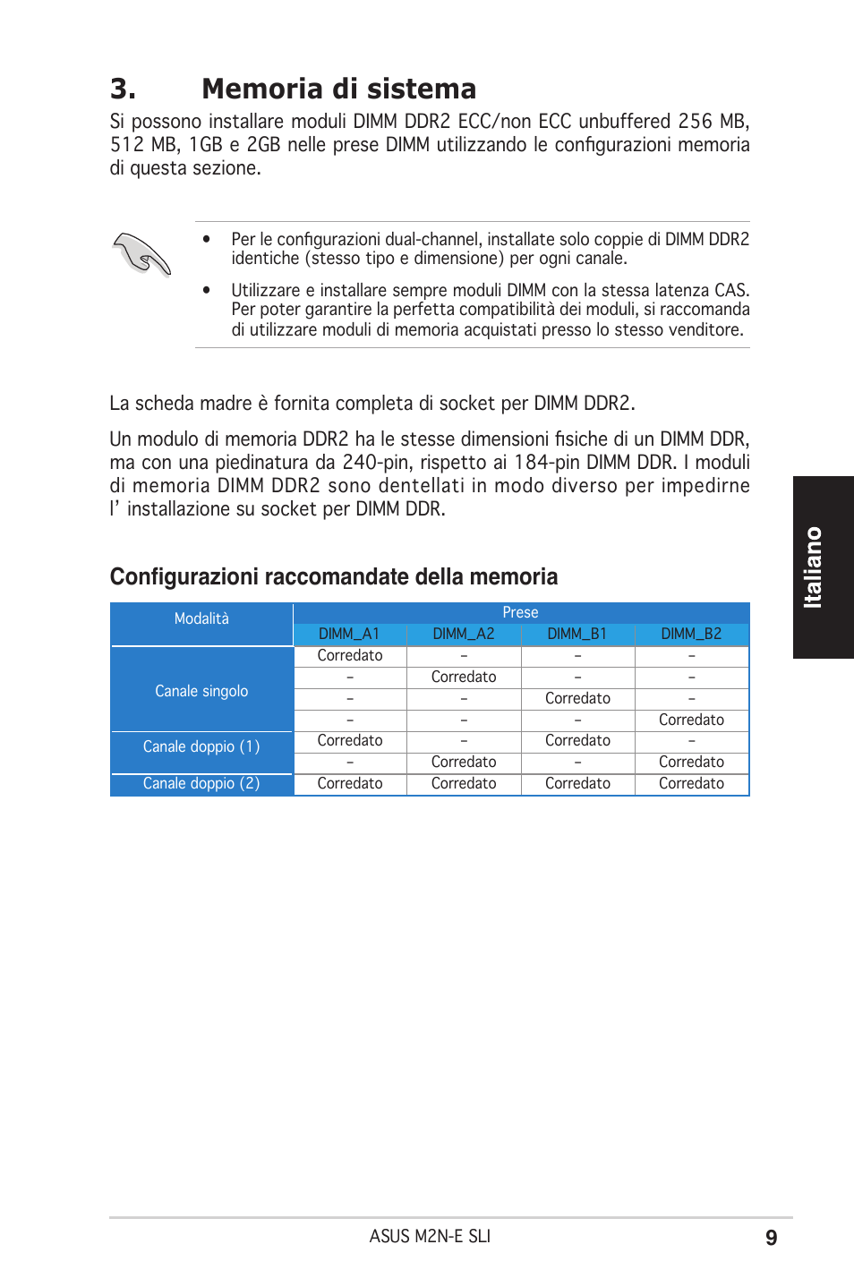 Asus M2N-E SLI User Manual | Page 9 / 38