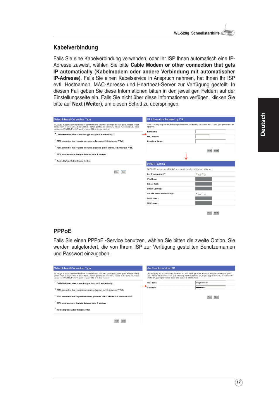 Asus WL-520G User Manual | Page 19 / 66