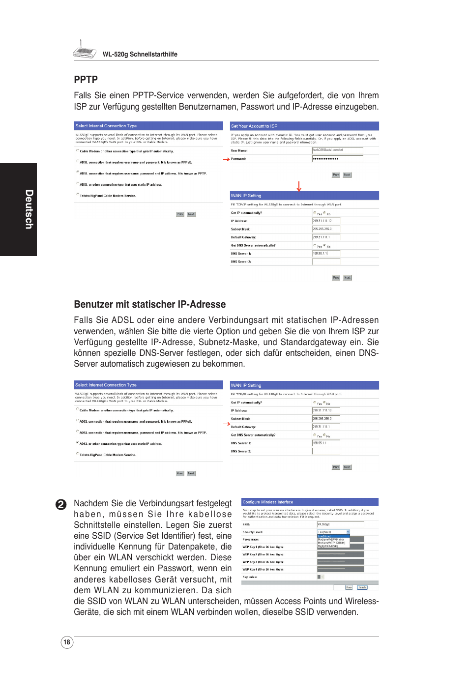 Asus WL-520G User Manual | Page 20 / 66