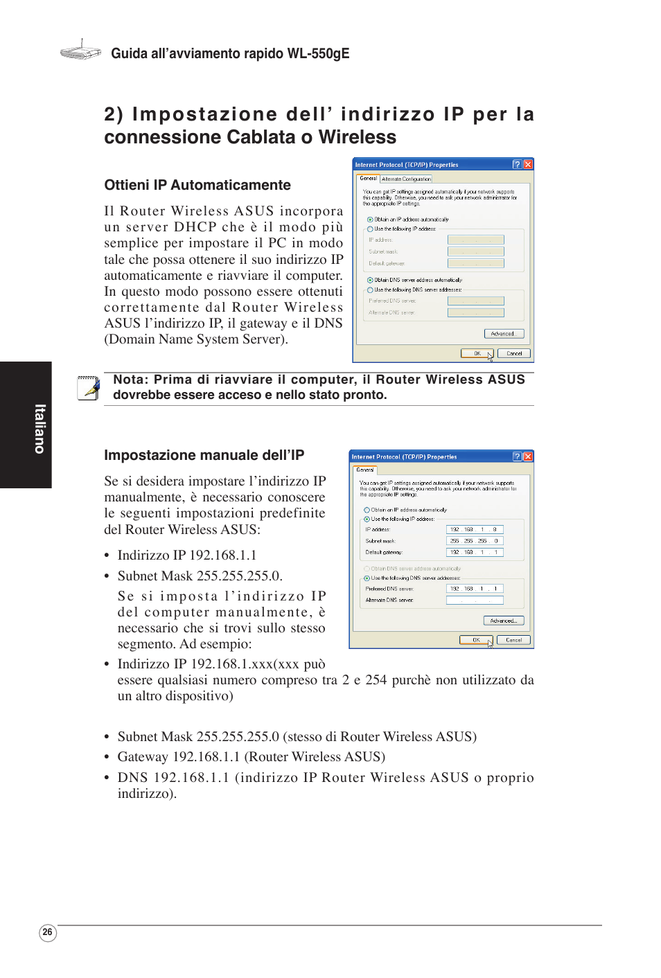 Asus WL-520G User Manual | Page 28 / 66