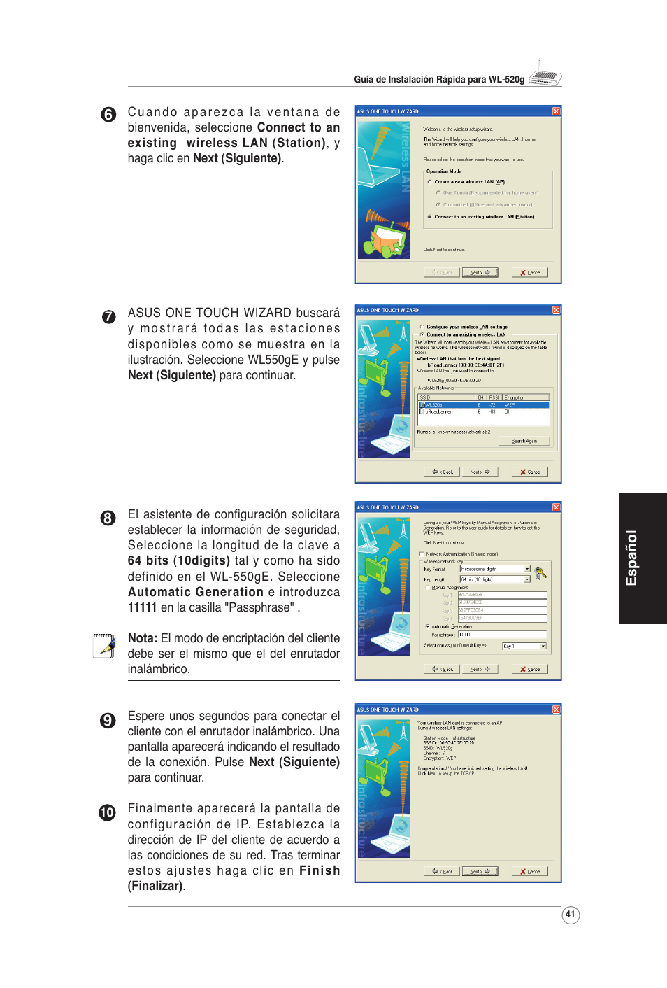 Asus WL-520G User Manual | Page 43 / 66