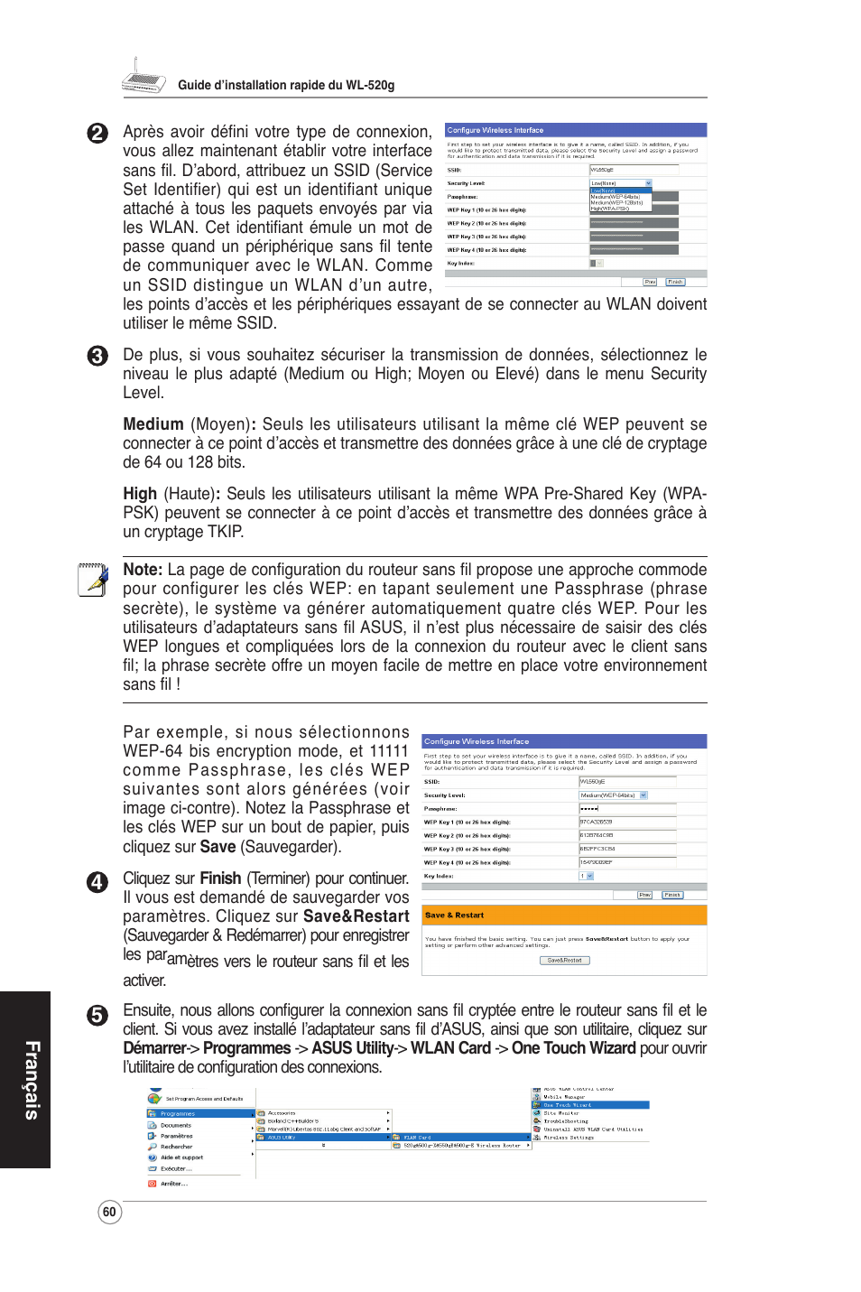 Asus WL-520G User Manual | Page 62 / 66