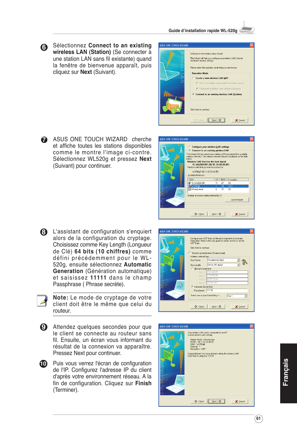 Asus WL-520G User Manual | Page 63 / 66