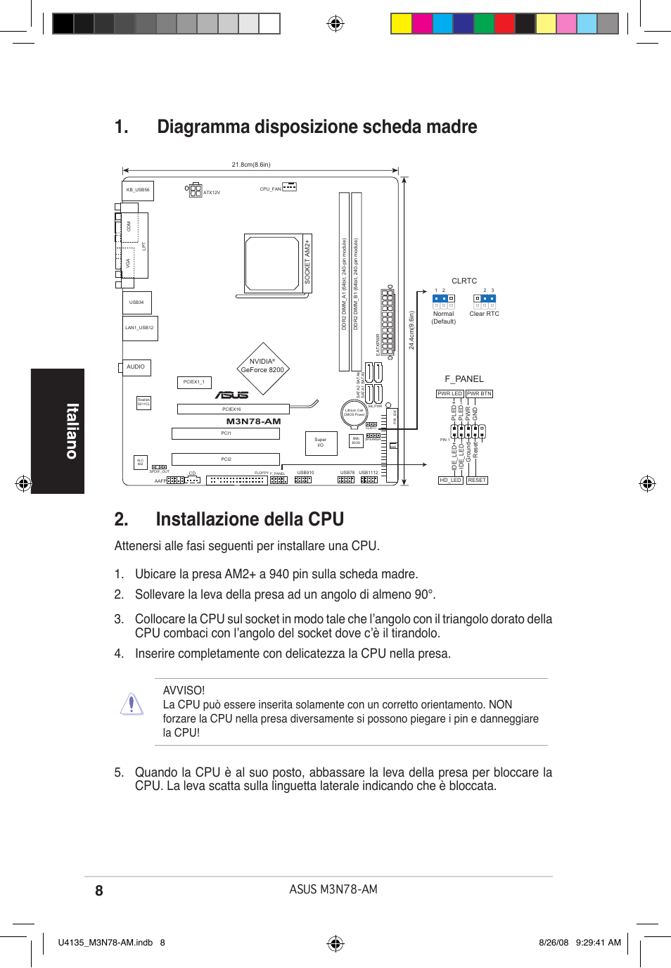 Asus m3n78-am | Asus M3N78-AM User Manual | Page 8 / 38