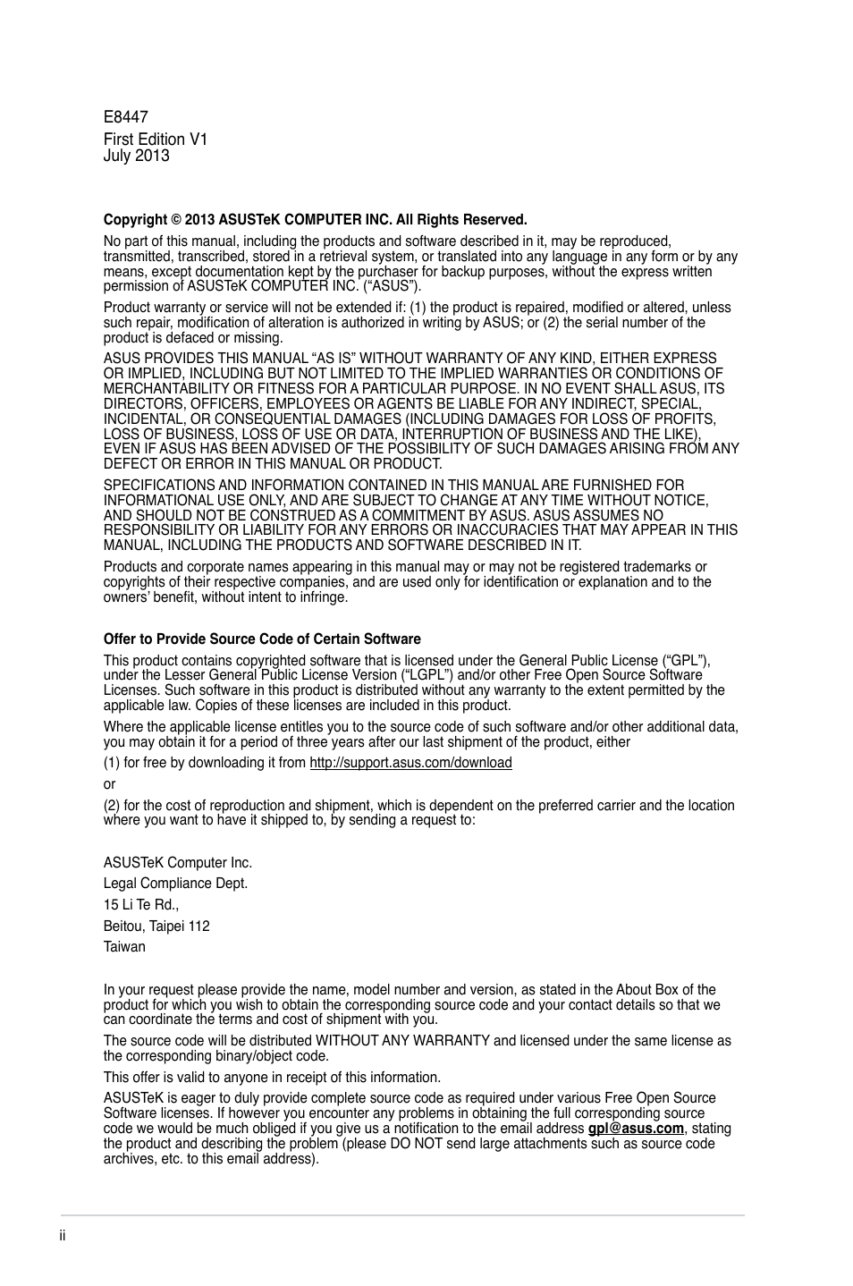 Asus H81M-C User Manual | Page 2 / 74