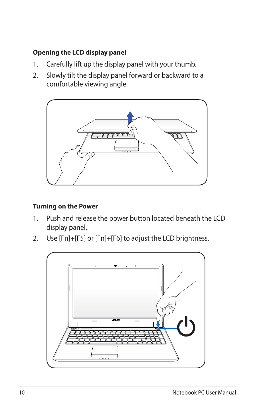 Asus UL50VS User Manual | Page 10 / 106