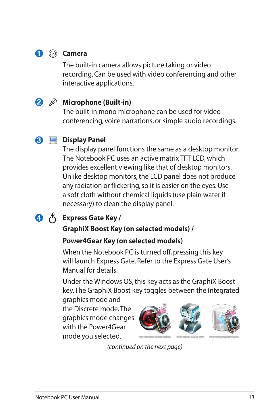 Asus UL50VS User Manual | Page 13 / 106