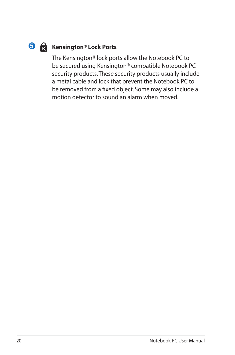 Asus UL50VS User Manual | Page 20 / 106