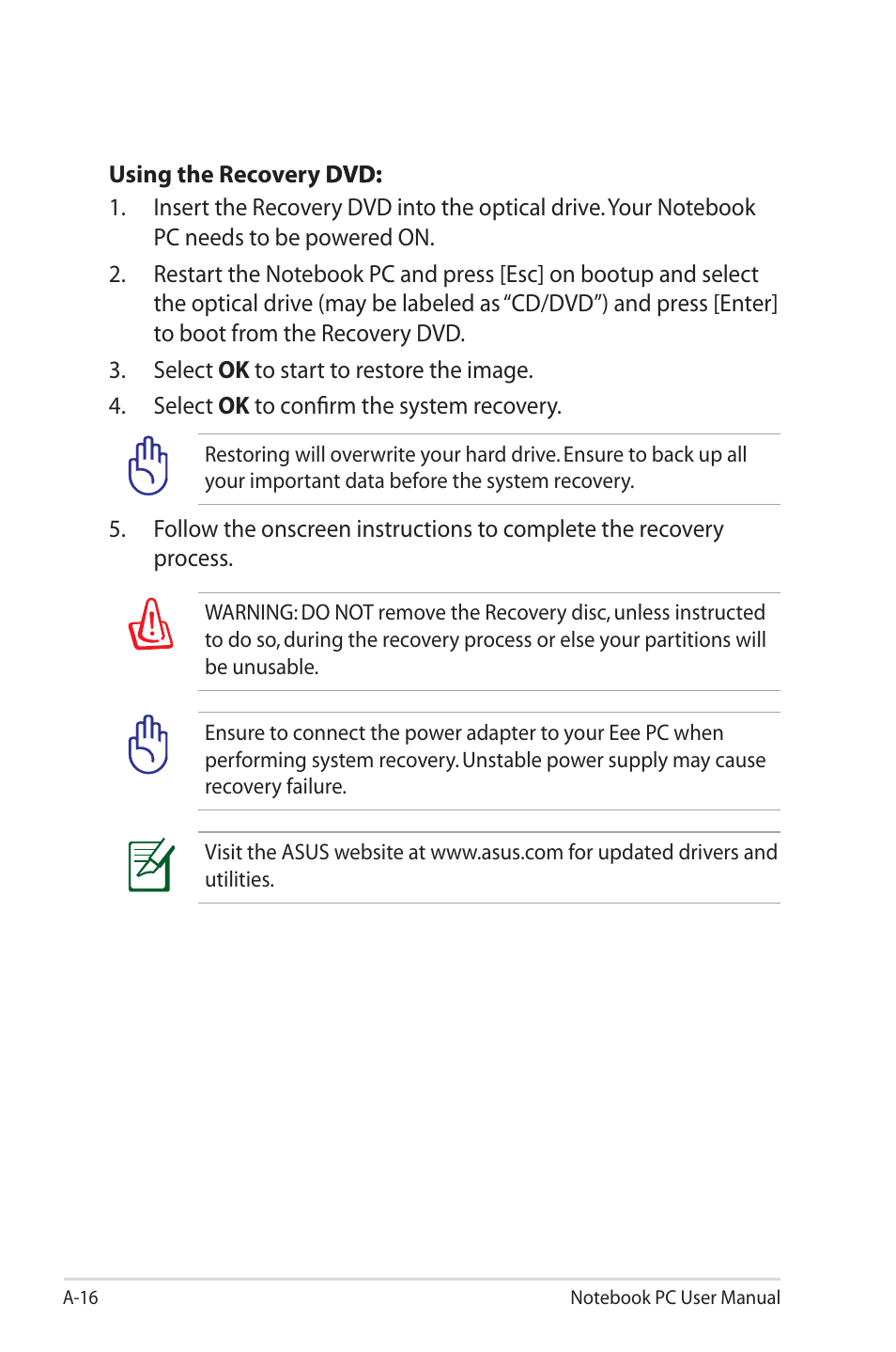Asus UL50VS User Manual | Page 84 / 106