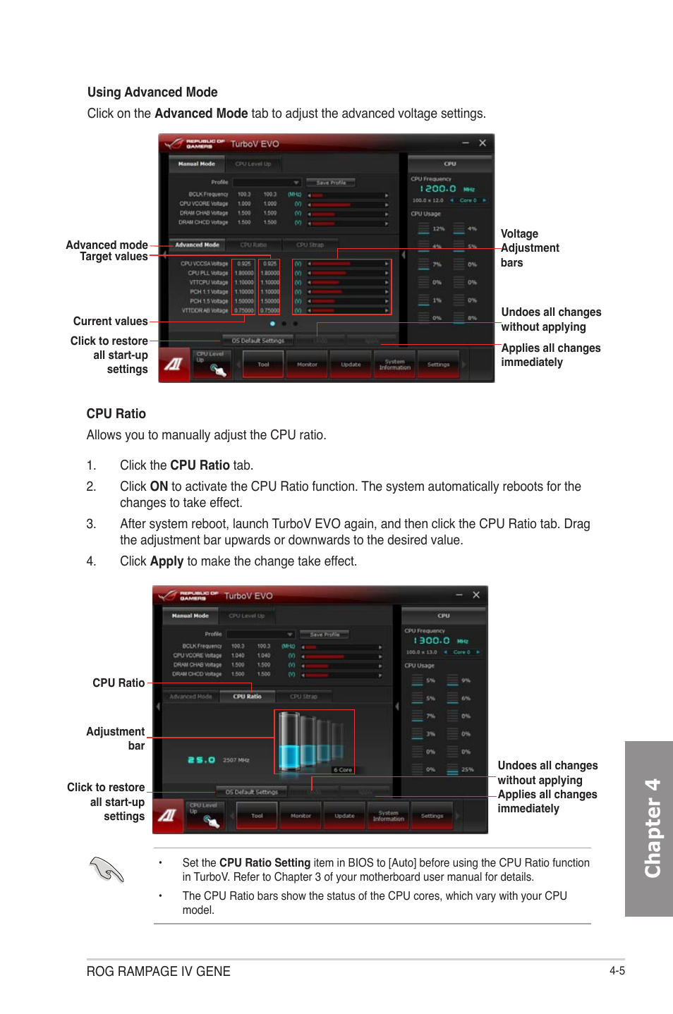 Chapter 4 | Asus RAMPAGE IV GENE User Manual | Page 129 / 172