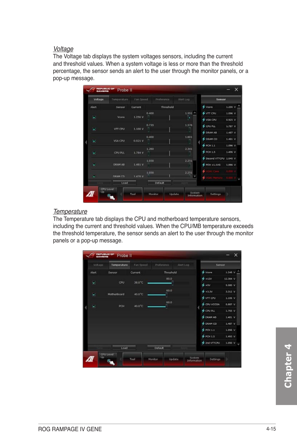 Chapter 4 | Asus RAMPAGE IV GENE User Manual | Page 139 / 172