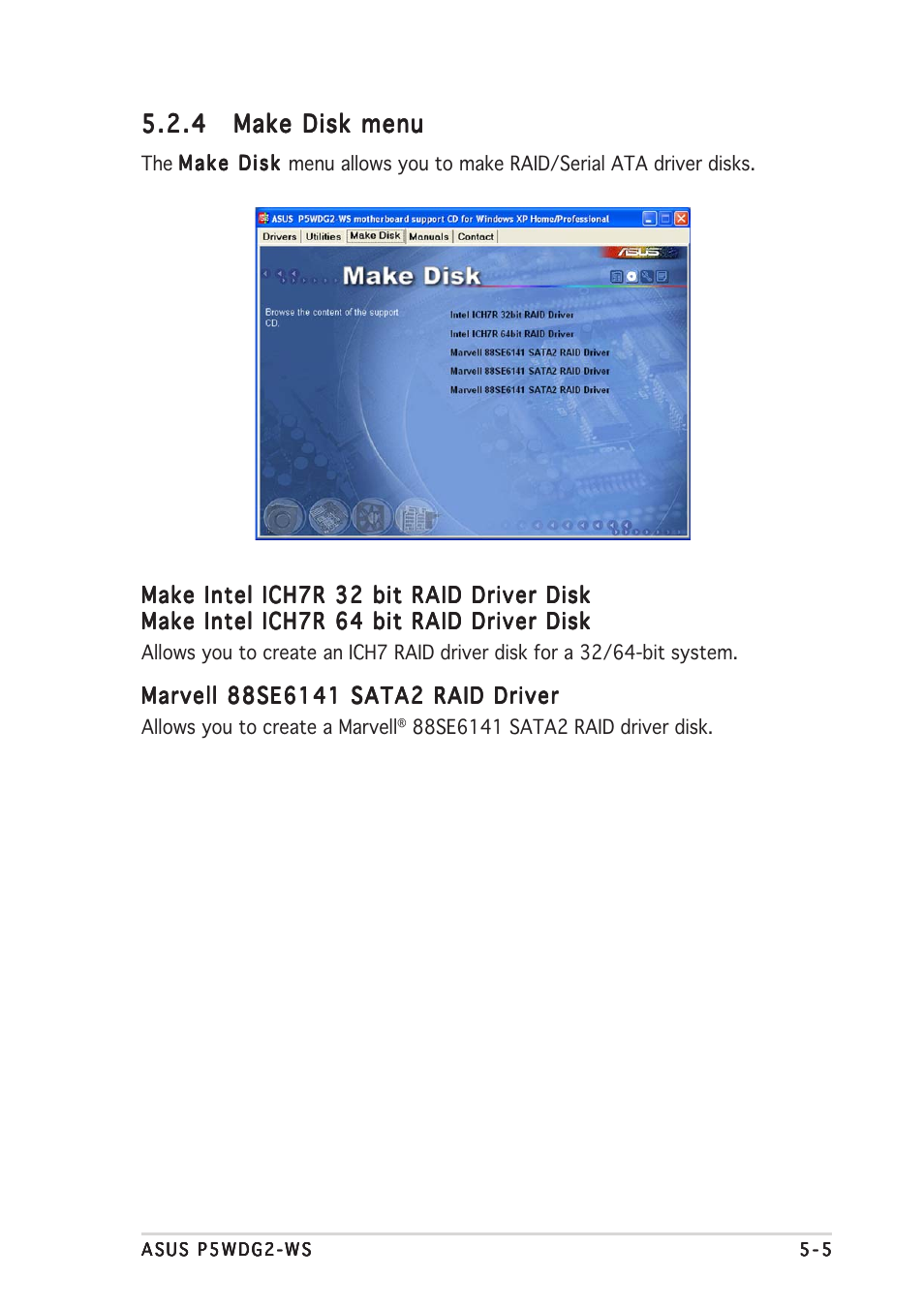 Asus P5WDG2-WS User Manual | Page 123 / 160