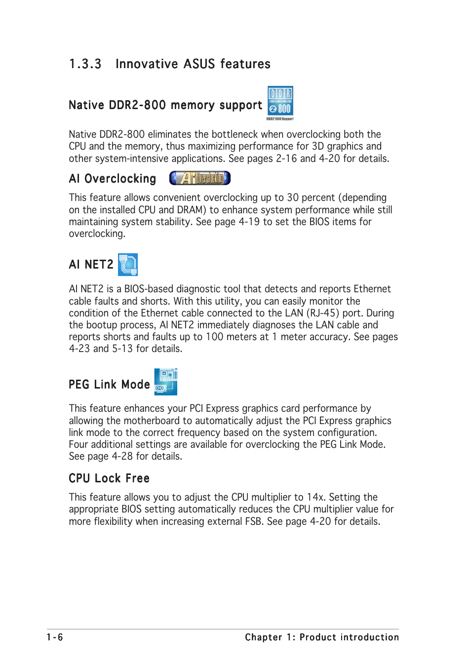 Asus P5WDG2-WS User Manual | Page 20 / 160