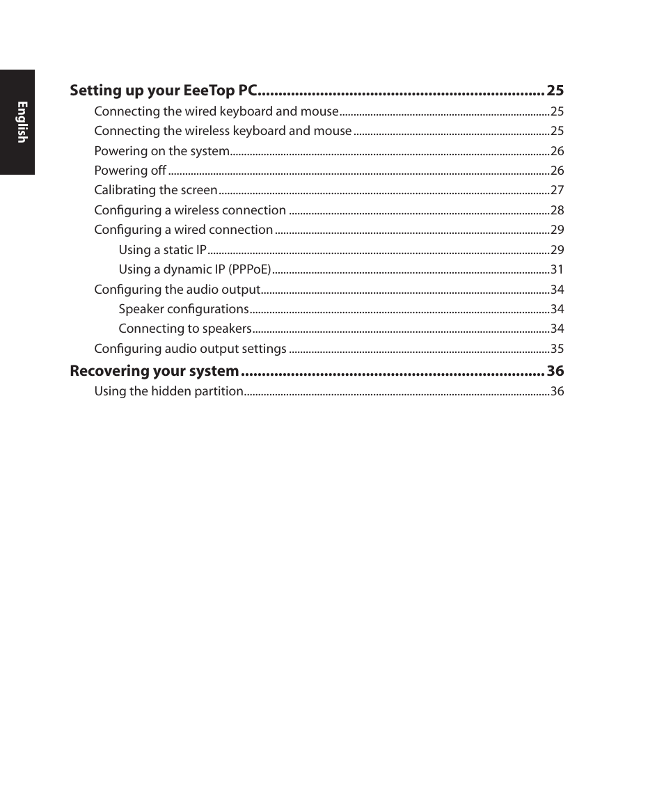 Asus ET2010PNT User Manual | Page 4 / 38