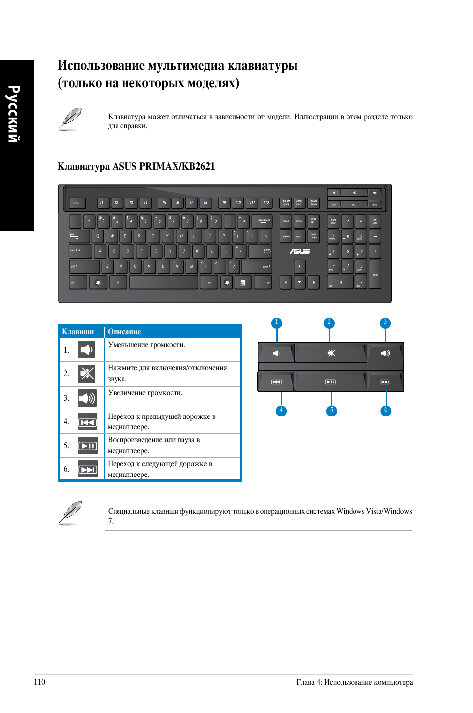 Ру сс ки й ру сс ки й ру сс ки й ру сс ки й | Asus CM6340 User Manual | Page 112 / 212