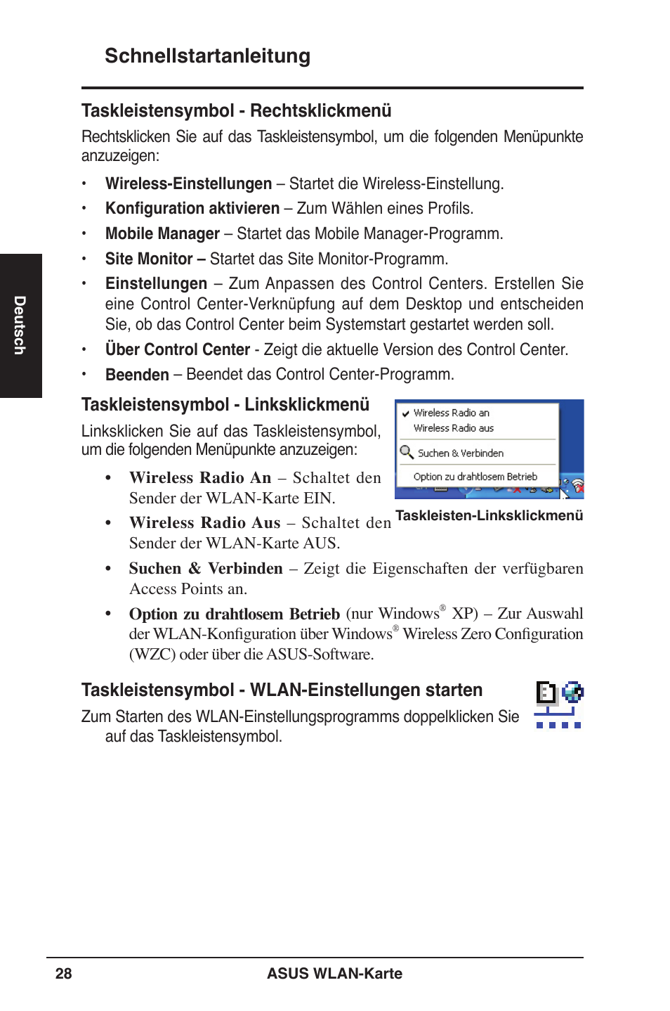 Schnellstartanleitung | Asus WL-106gM User Manual | Page 29 / 106