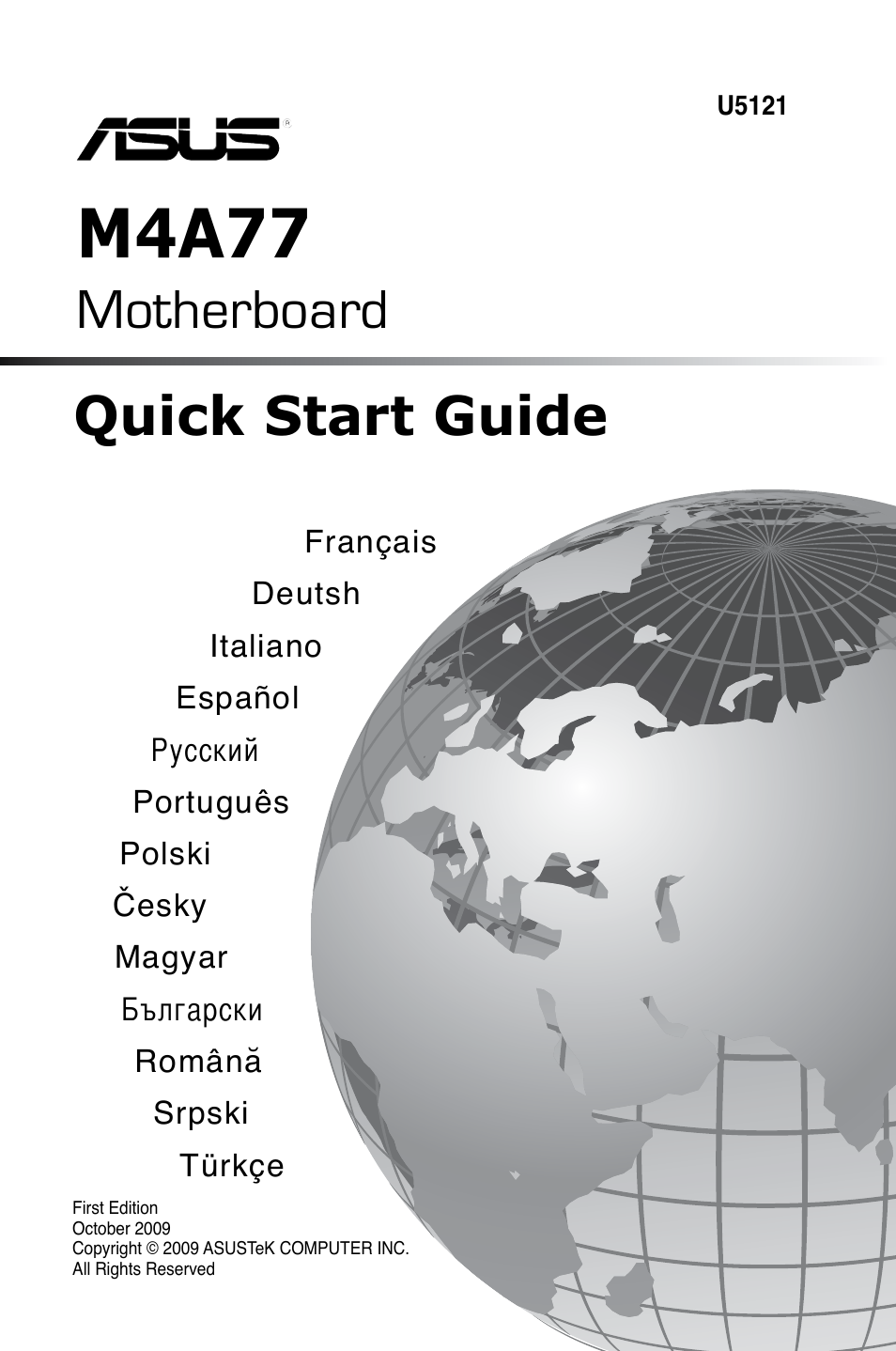 Asus M4A77 User Manual | 41 pages