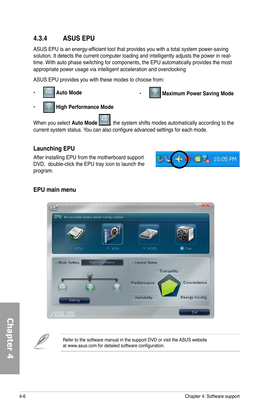 Chapter 4, 4 asus epu | Asus M4A89TD PRO/USB3 User Manual | Page 100 / 120