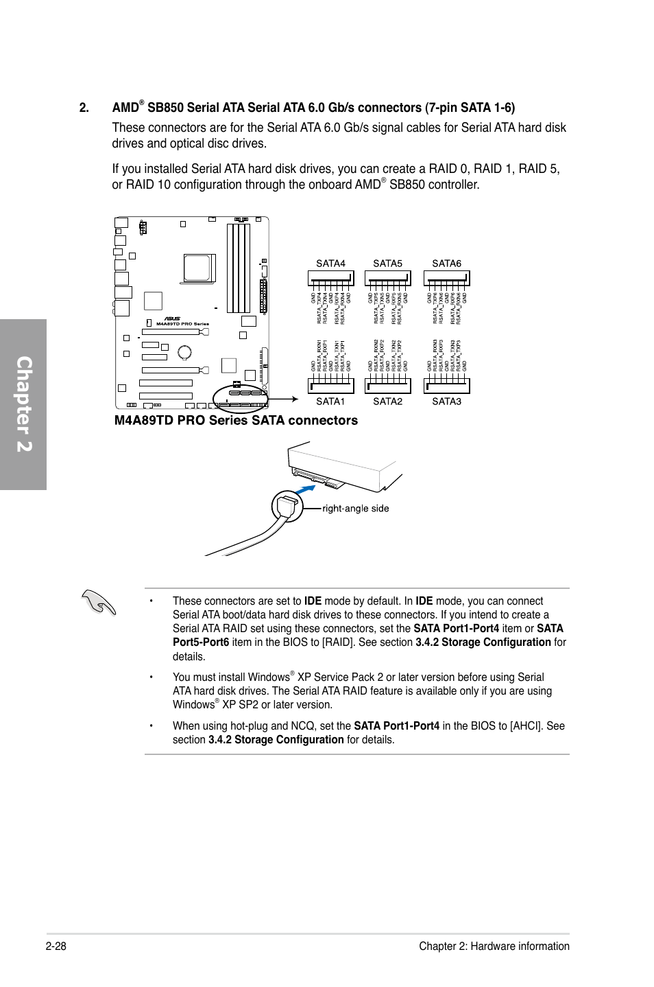 Chapter 2 | Asus M4A89TD PRO/USB3 User Manual | Page 46 / 120