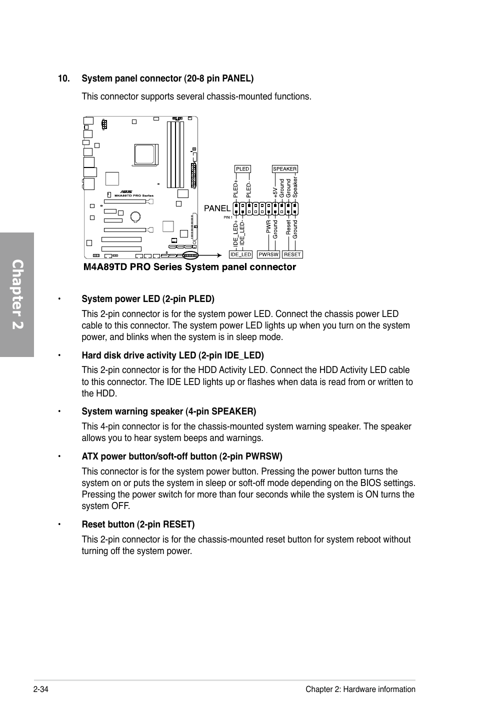 Chapter 2 | Asus M4A89TD PRO/USB3 User Manual | Page 52 / 120