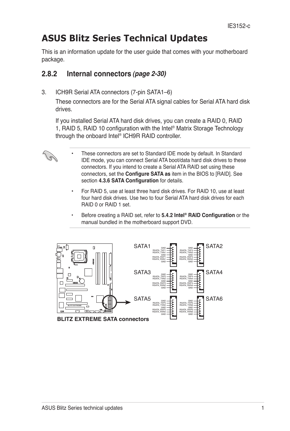 Asus Blitz Formula (Special Edition) User Manual | 1 page