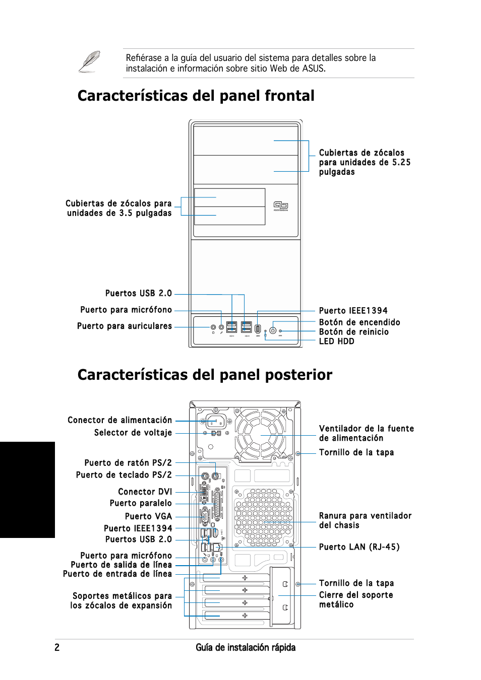 Español | Asus V2-AH2 User Manual | Page 34 / 80