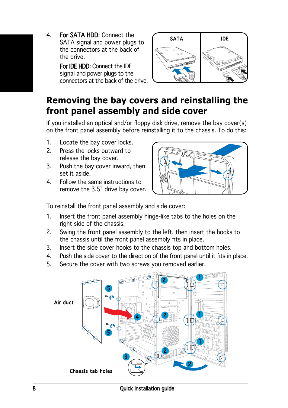 English | Asus V2-AH2 User Manual | Page 8 / 80