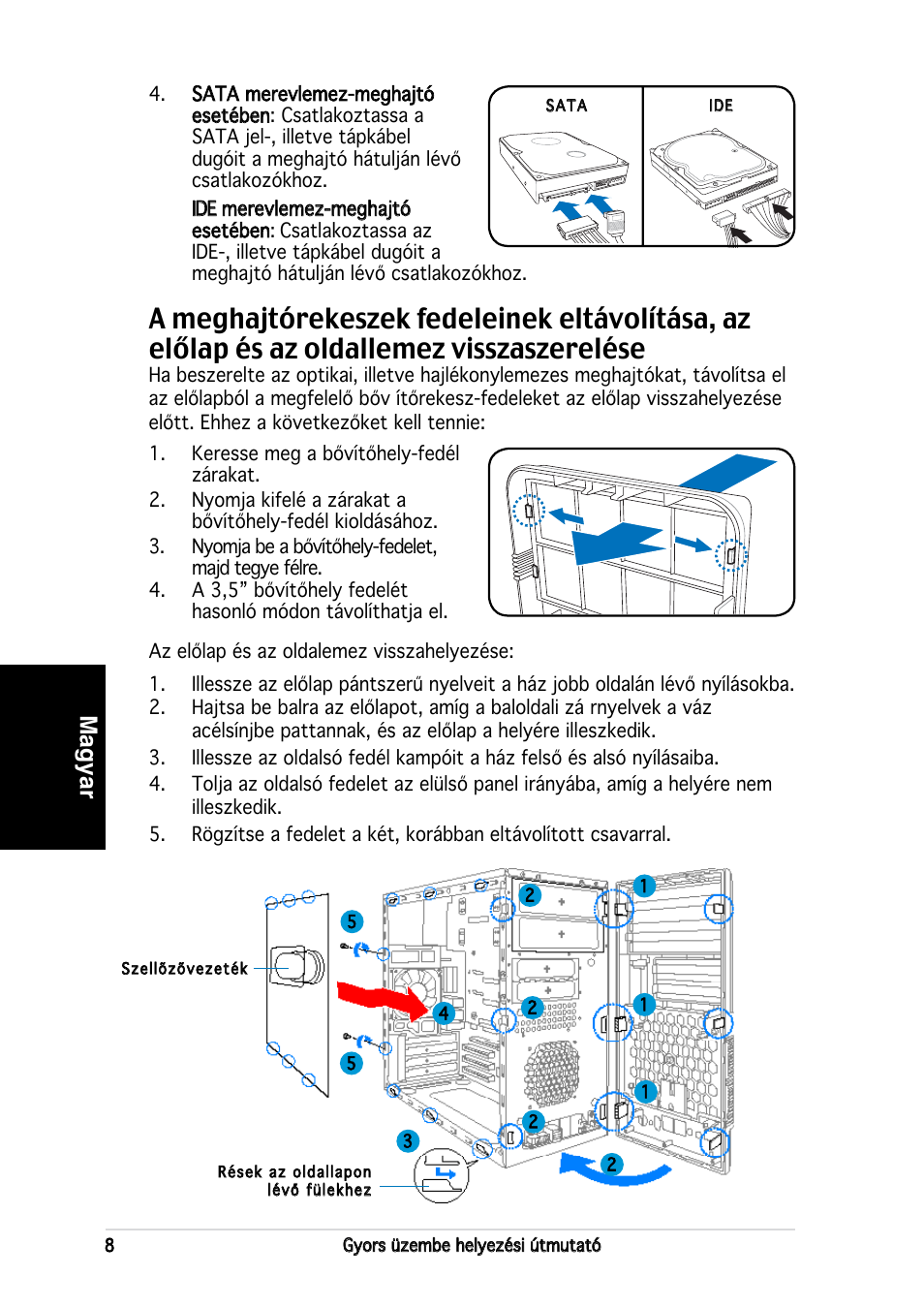 Magyar | Asus V2-AH2 User Manual | Page 80 / 80