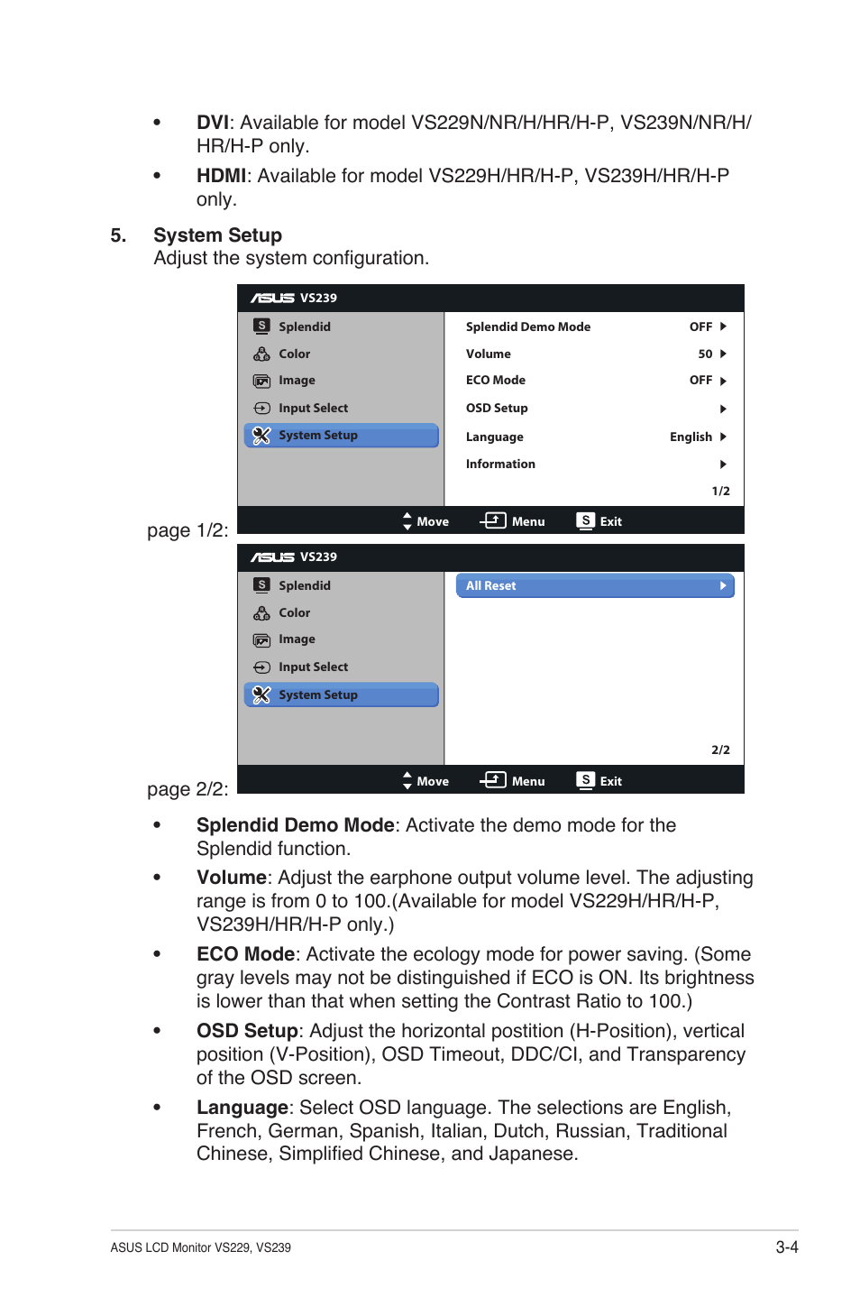 Page 2/2 | Asus VS239N User Manual | Page 19 / 25