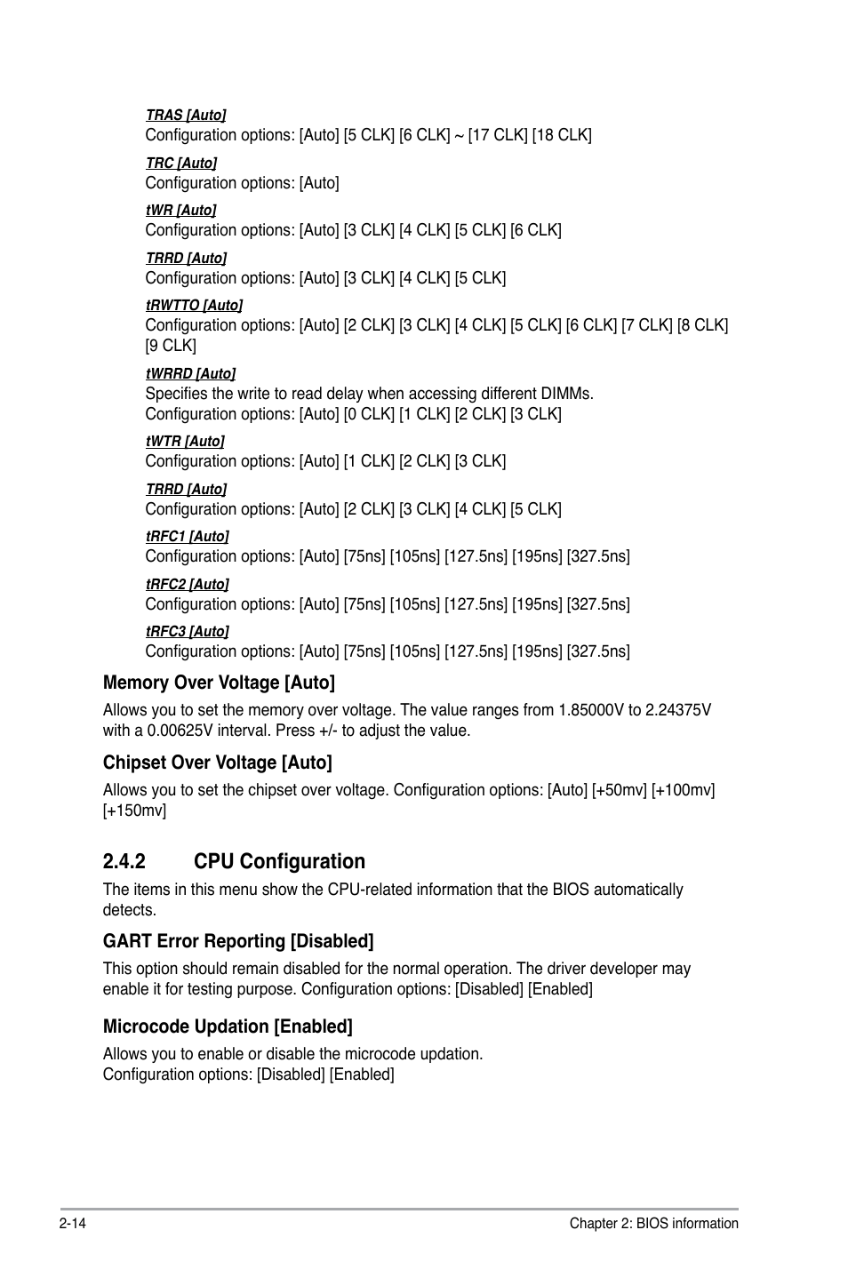 2 cpu configuration | Asus M3N78 SE User Manual | Page 50 / 60