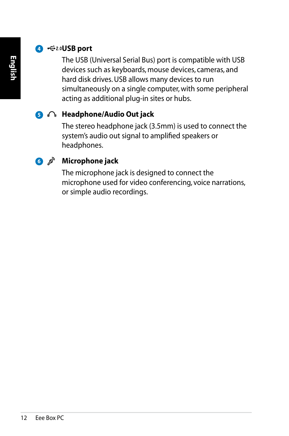 Asus B203 User Manual | Page 12 / 28