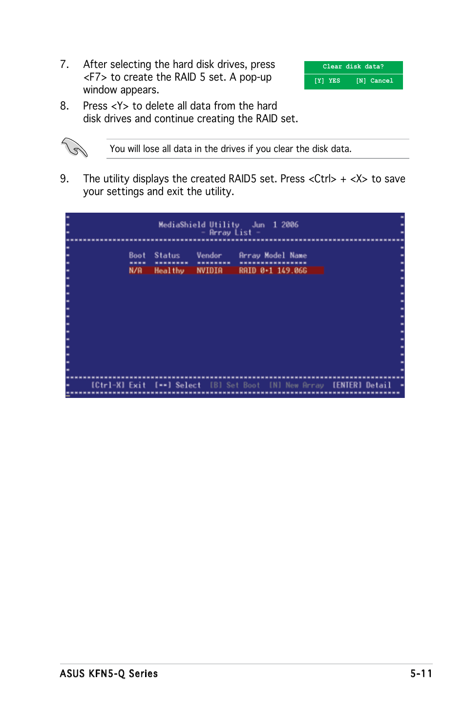 Asus KFN5-Q/SAS User Manual | Page 118 / 175