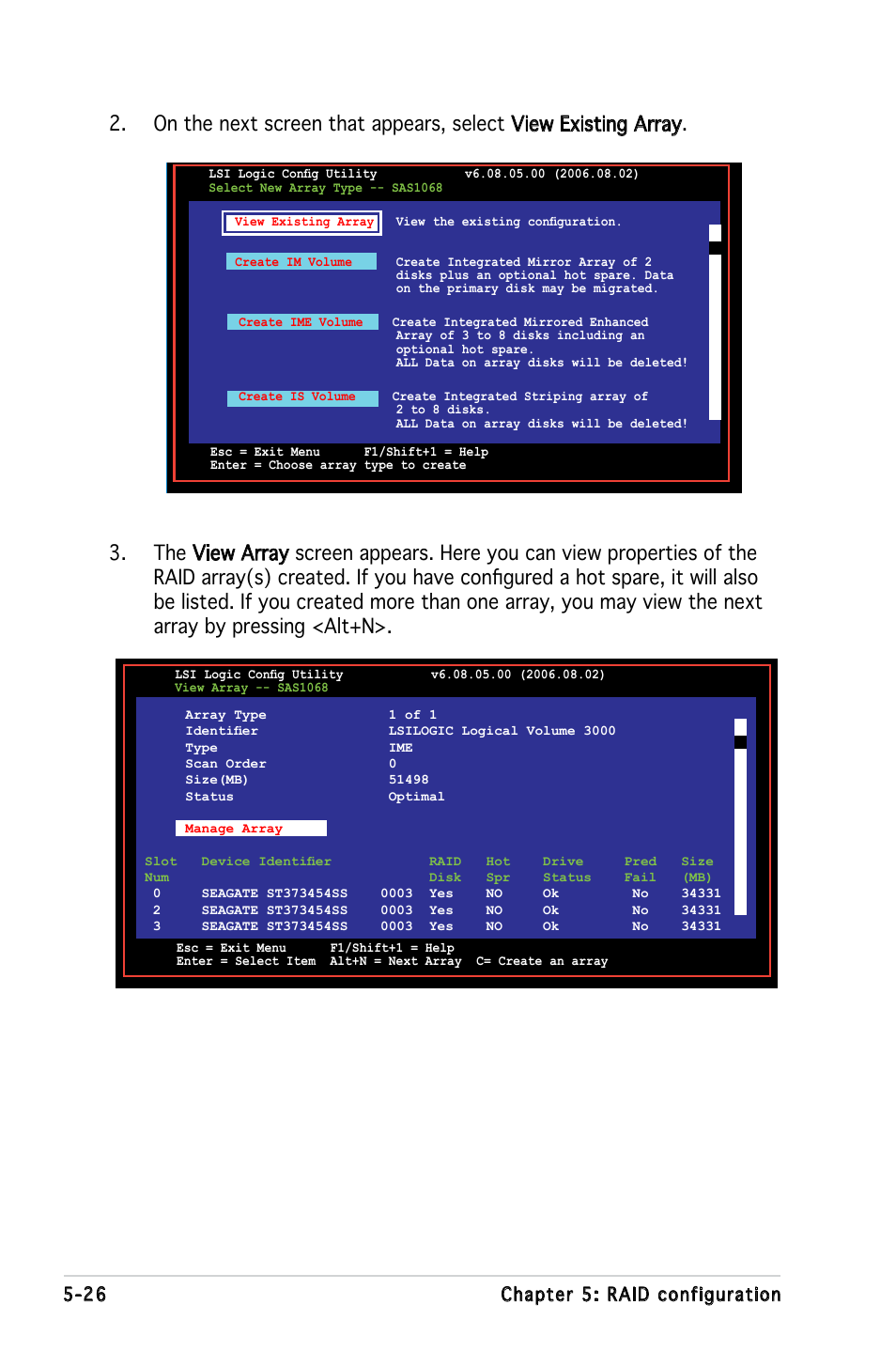 26 chapter 5: raid configuration | Asus KFN5-Q/SAS User Manual | Page 133 / 175