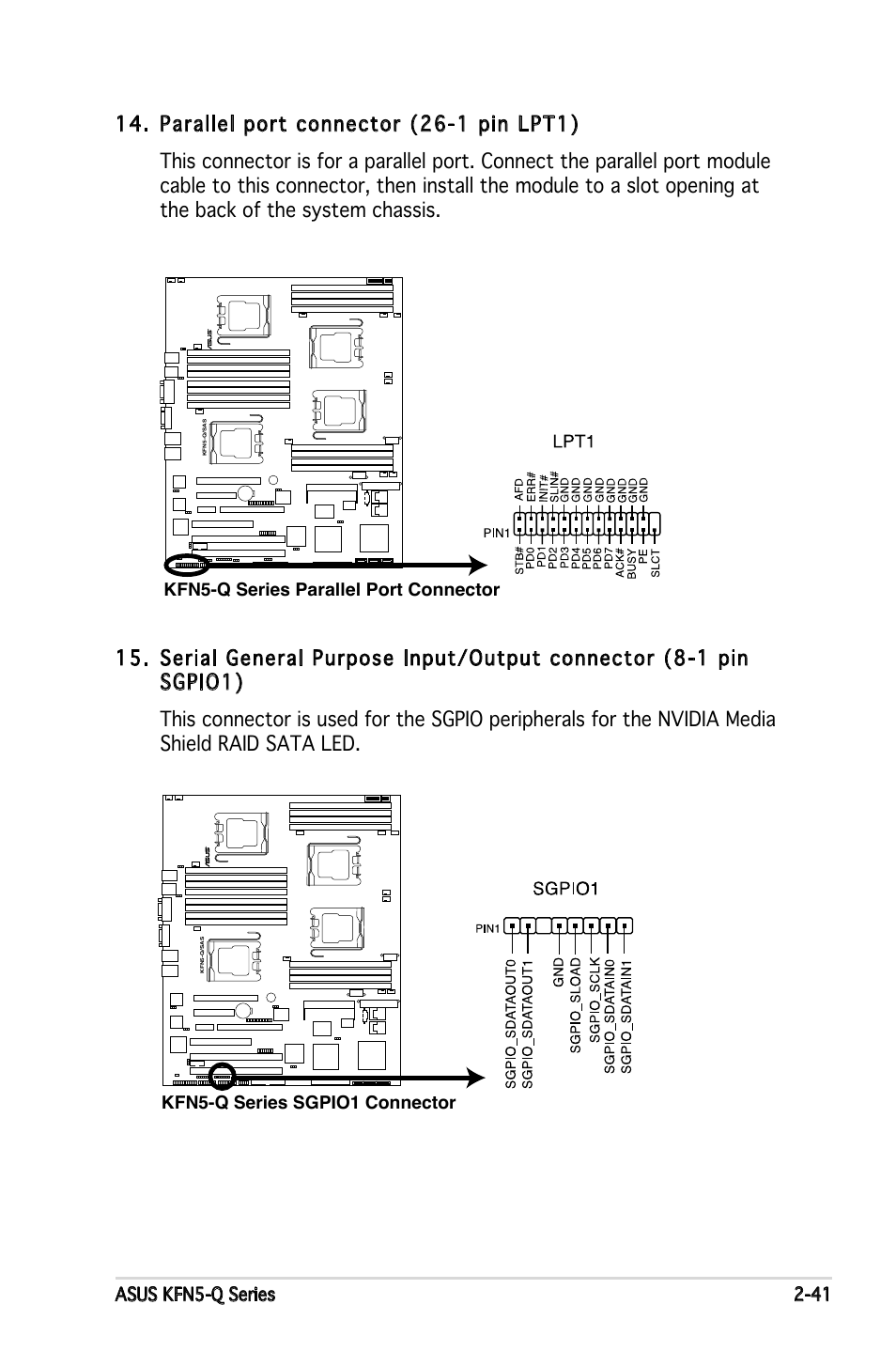 Asus KFN5-Q/SAS User Manual | Page 62 / 175