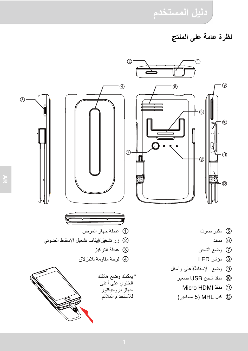Ϡωχηγϣϟ΍ ϝϳϟω, Ξηϧϣϟ΍ ϰϡϋ δϣύϋ γέυϧ | AIPTEK GoProjector Manual User Manual | Page 46 / 79