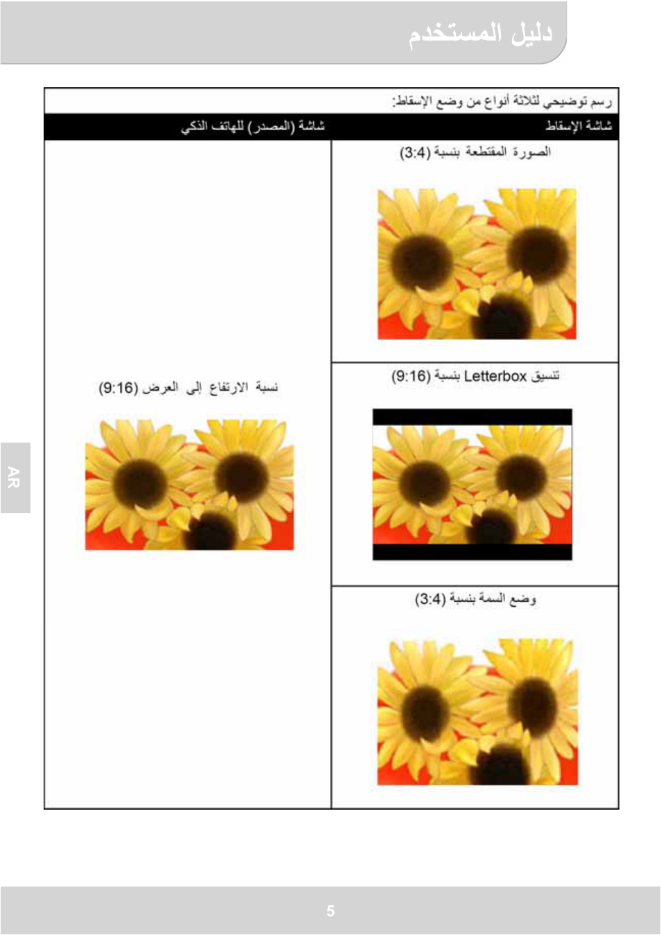 Ϡωχηγϣϟ΍ ϝϳϟω | AIPTEK GoProjector Manual User Manual | Page 50 / 79