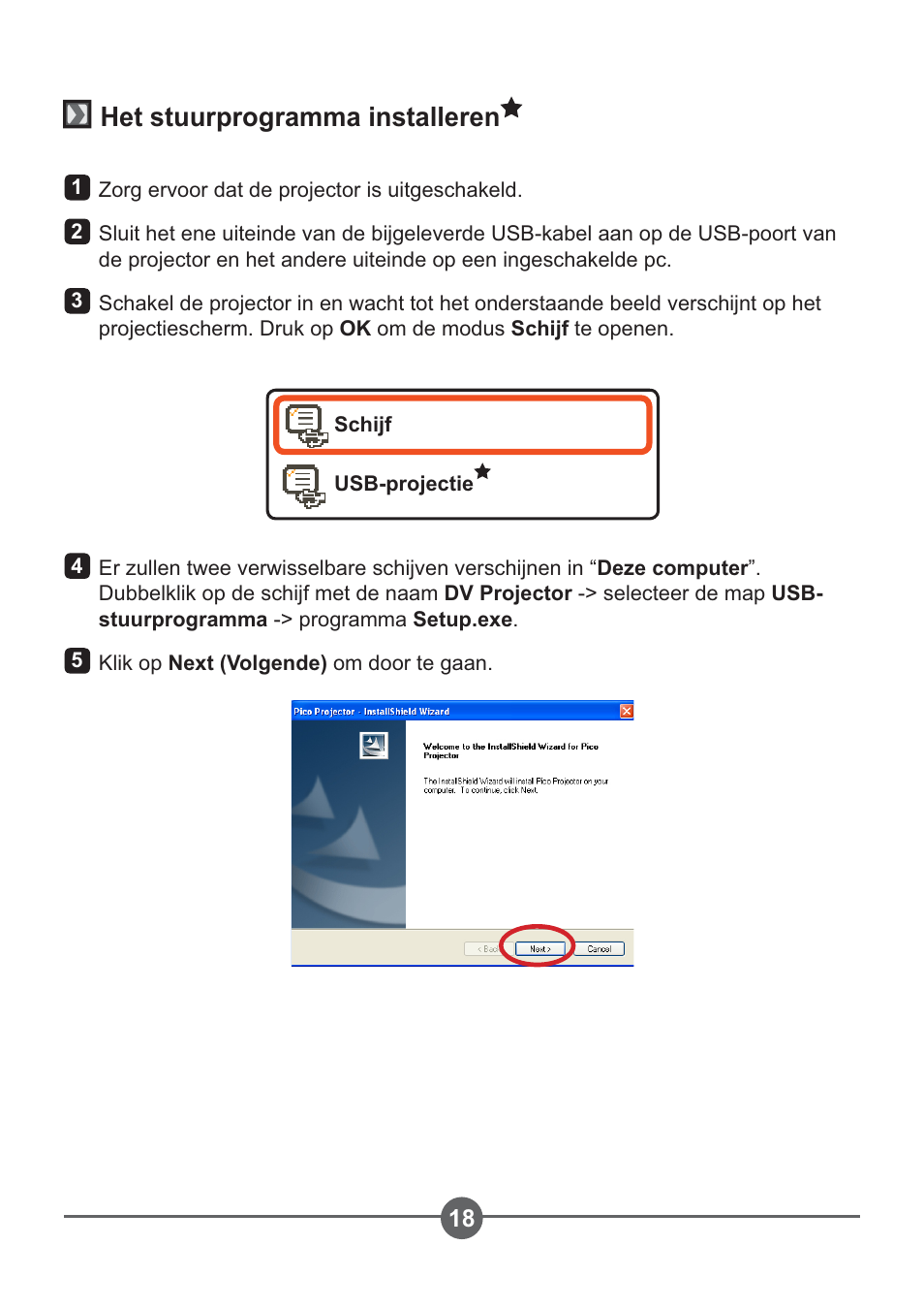 Het stuurprogramma installeren | AIPTEK PocketCinema Z20 User Manual | Page 157 / 380